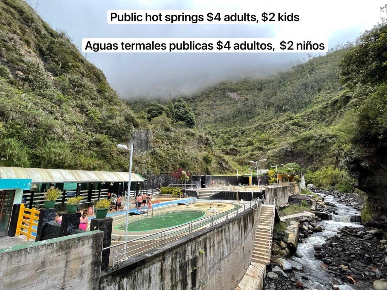 High-End Holiday Cabin - Tungurahua Hot Springs Baños Exteriér fotografie